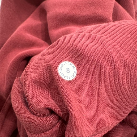 Lululemon Scuba High-Rise Jogger 7/8 Length Mulled Wine - Picture 10 of 10